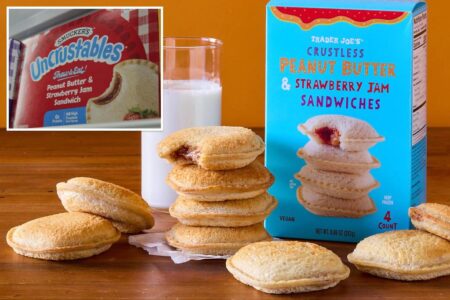 Smucker sues Trader Joes over ‘crustless’ PB&J sandwiches which resemble iconic Uncrustables Smucker sues Trader Joes over ‘crustless’ PB&J sandwiches which resemble iconic Uncrustables