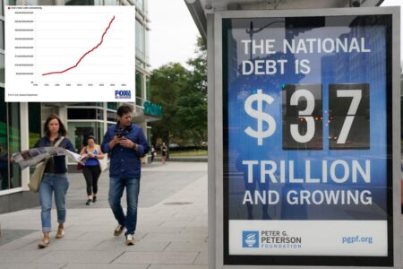 National debt surpasses  trillion milestone for first time in US history as spending surges National debt surpasses  trillion milestone for first time in US history as spending surges