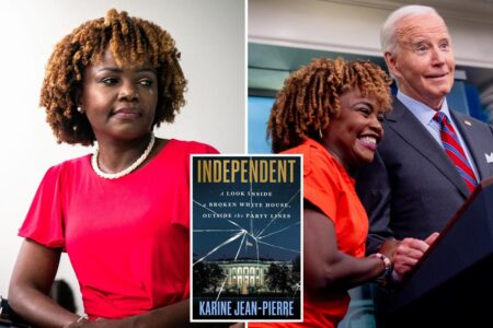 Karine Jean-Pierre writes she couldn’t be a Democrat anymore after party’s ‘horrible’ treatment of Biden Karine Jean-Pierre writes she couldn’t be a Democrat anymore after party’s ‘horrible’ treatment of Biden